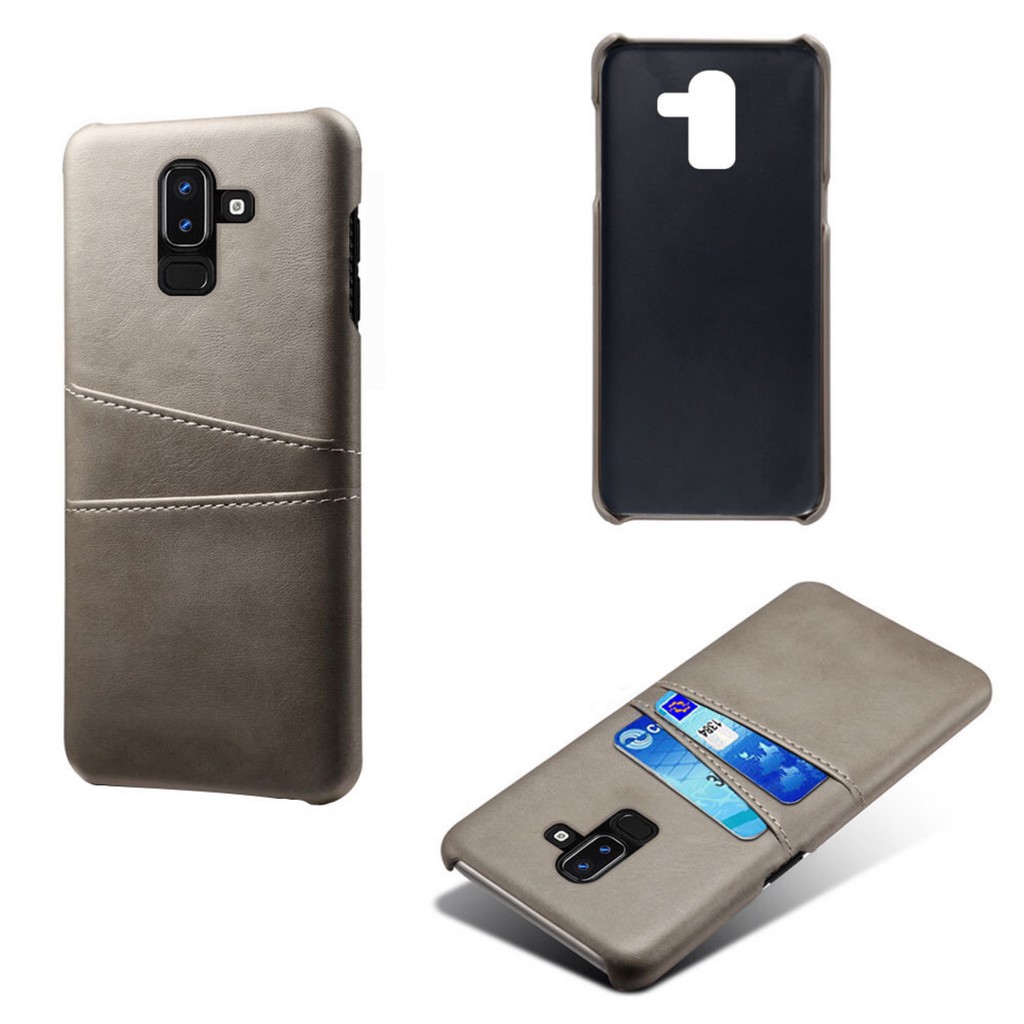 Ốp lưng da thời trang sang trọng có khe để thẻ dành cho Samsung J6/J8 2018 A5/A6/A6P/A8/A7//A8P/9/A750 A9 2018 A7 2017 | BigBuy360 - bigbuy360.vn