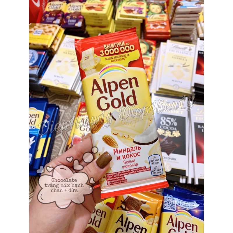 Socola Alpen Gold (đủ vị)