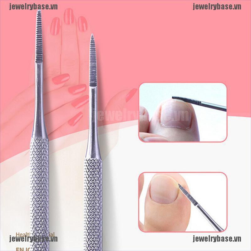 [Base] 1pcs double ended pedicure file satin edge ingrown toe nail lifter [VN]