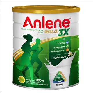 [Date 3.2025] Sữa bột Anlene 3X Vani lon 800g