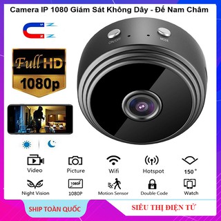 Camera  An Ninh, IP Wifi 1080P Không Dây - Kết Nối Điện Thoại, Tích Hợp Pin - Bảo Hành 6 Tháng