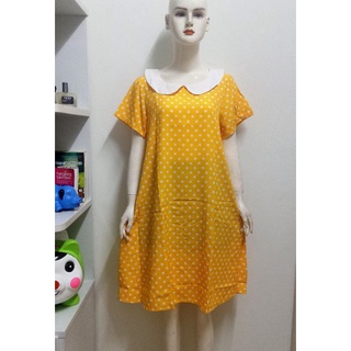 Đầm Bầu Công Sở Bigsize Cổ Sen Trẻ Trung