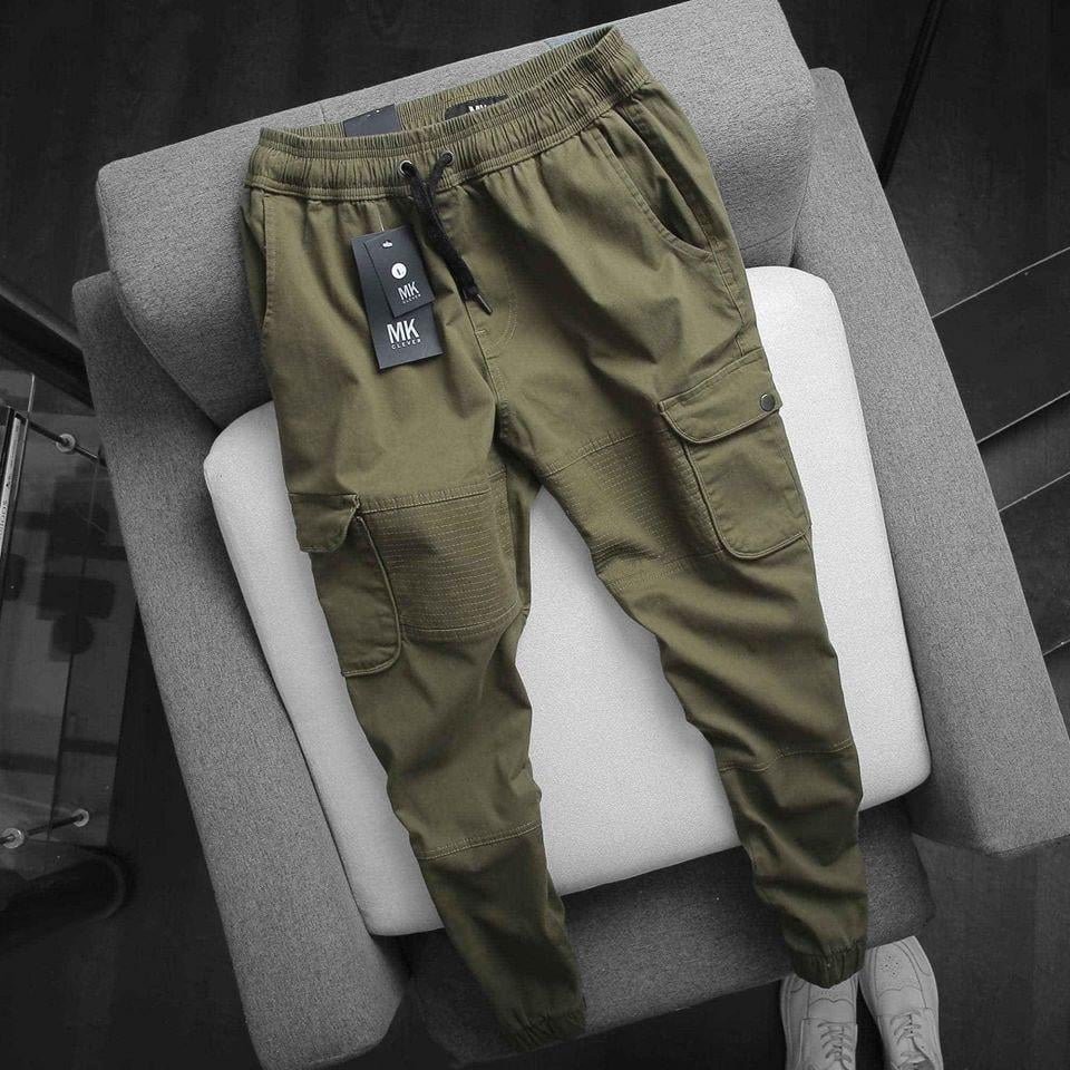 Quần Jogger KaKi Túi Hộp