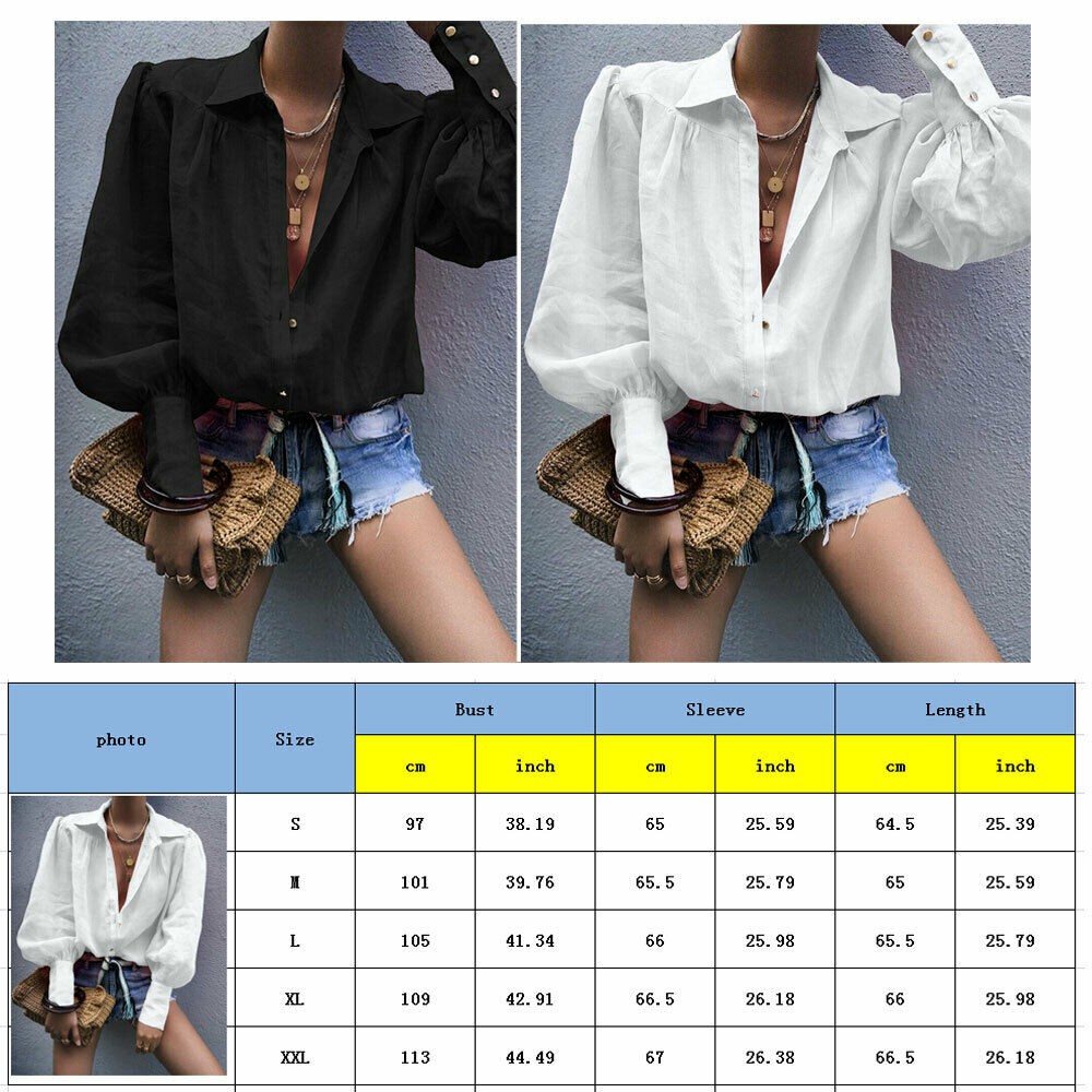 Áo sơ mi nữ tay dài cổ chữ V thời trang công sở