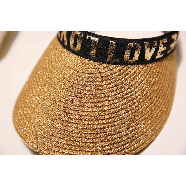 Mũ Cói Chống Nắng Vành Rộng Hở Chóp Thời Trang Mùa Hè Dễ Phối Đồ Cho Nữ