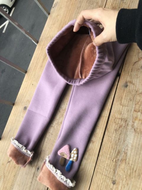Legging lót nhung ấm chất đẹp cho bé gái