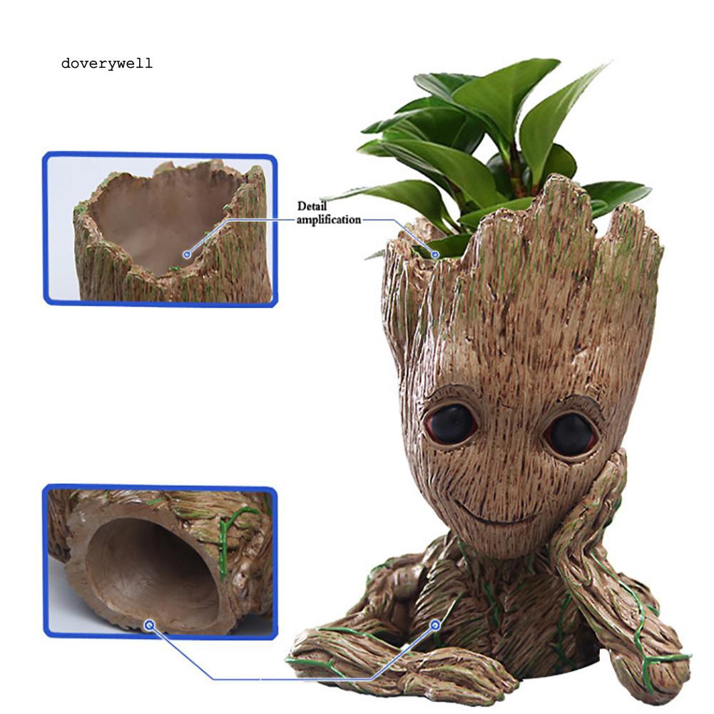 Lọ bút hình cậu bé groot bằng nhựa PVC xinh xắn tiện lợi