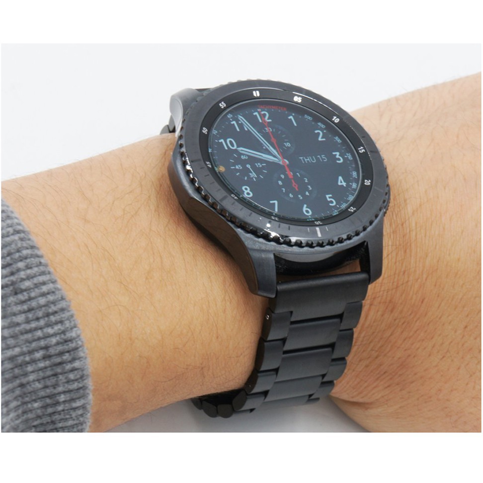Dây đeo bằng thép không gỉ cho đồng hồ thông minh Samsung Gear S3 Classic / Frontier