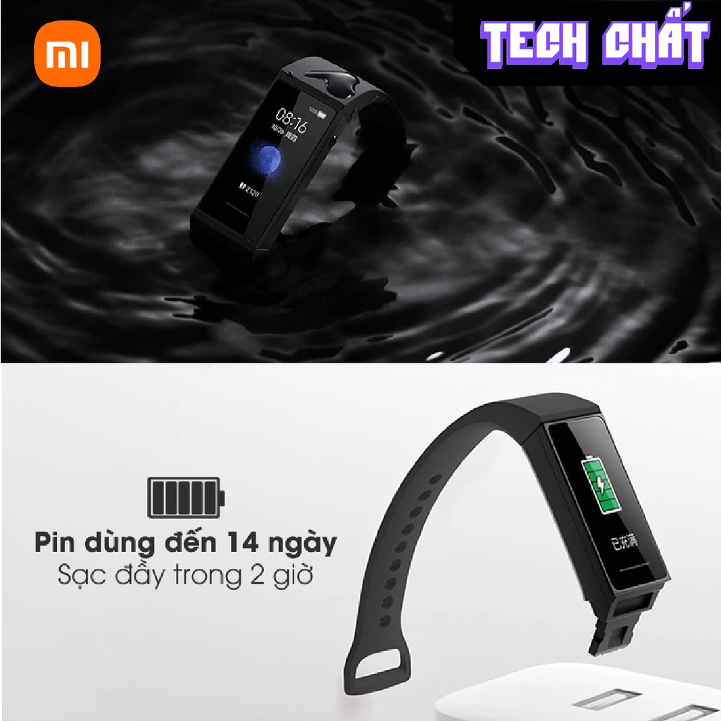 Mi Band 4C vòng đeo tay thông minh Xiaomi chính hãng DIGIWORLD đồng hồ thông minh đo nhịp tim theo dõi sức khỏe