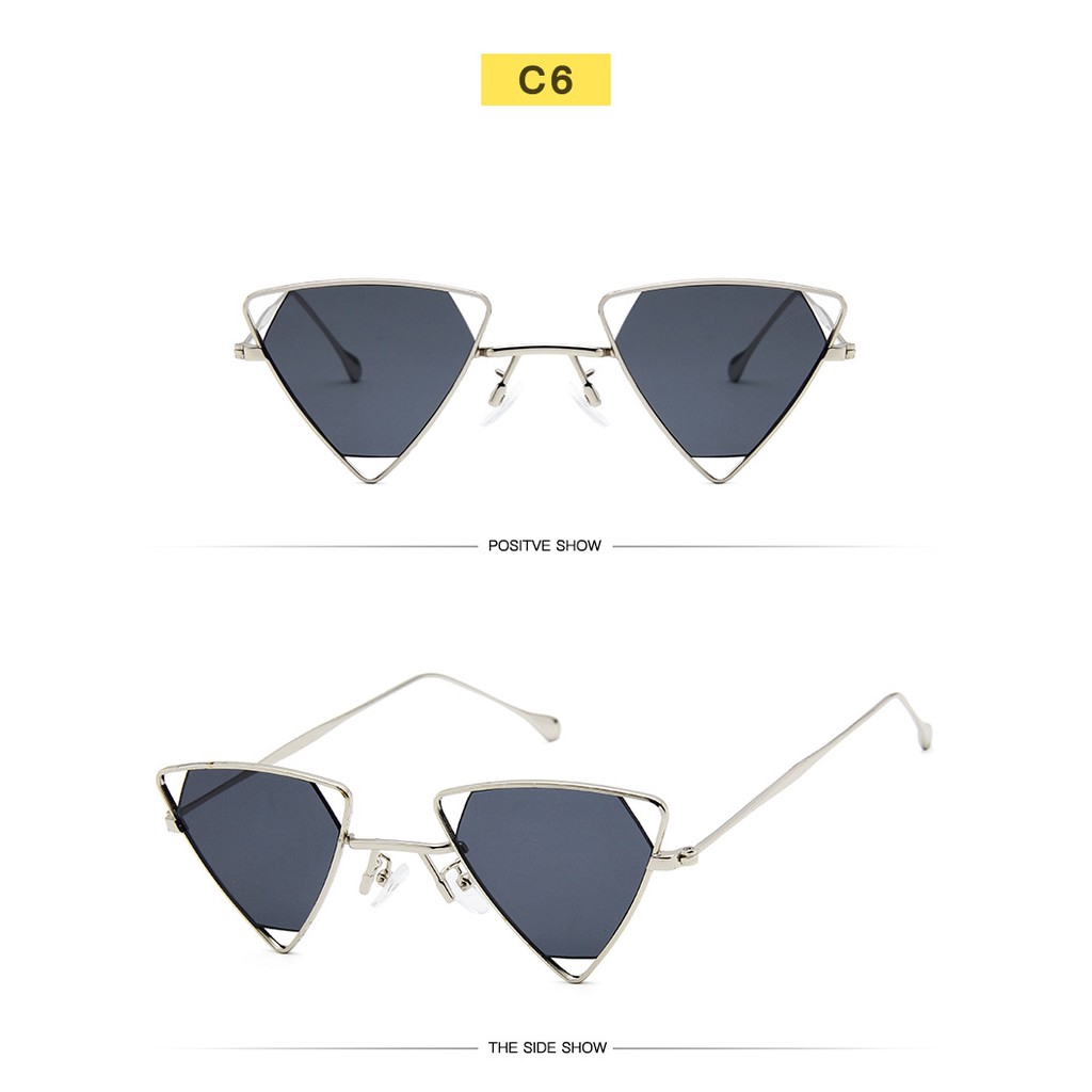 Kính Mát Gọng Kim Loại Màu Sắc Ngọt Ngào Phong Cách Ulzzang Hàn Quốc