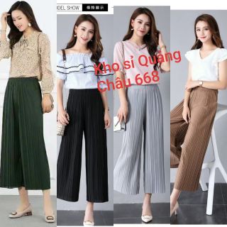 Quần ống rộng dập ly quảng châu nhiều mẫu
