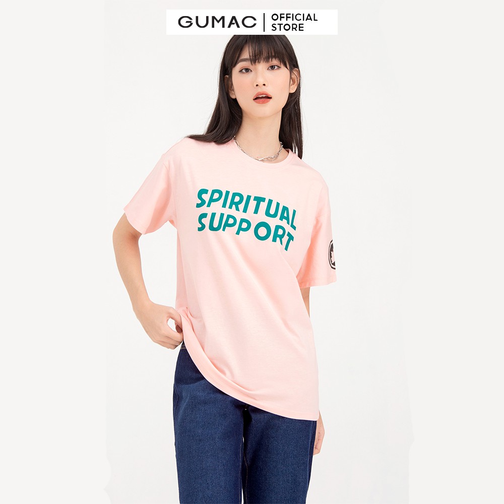 [Mã WABRGM11 giảm 10% đơn 250K] Áo thun nữ in lá phong GUMAC ATB701 | BigBuy360 - bigbuy360.vn