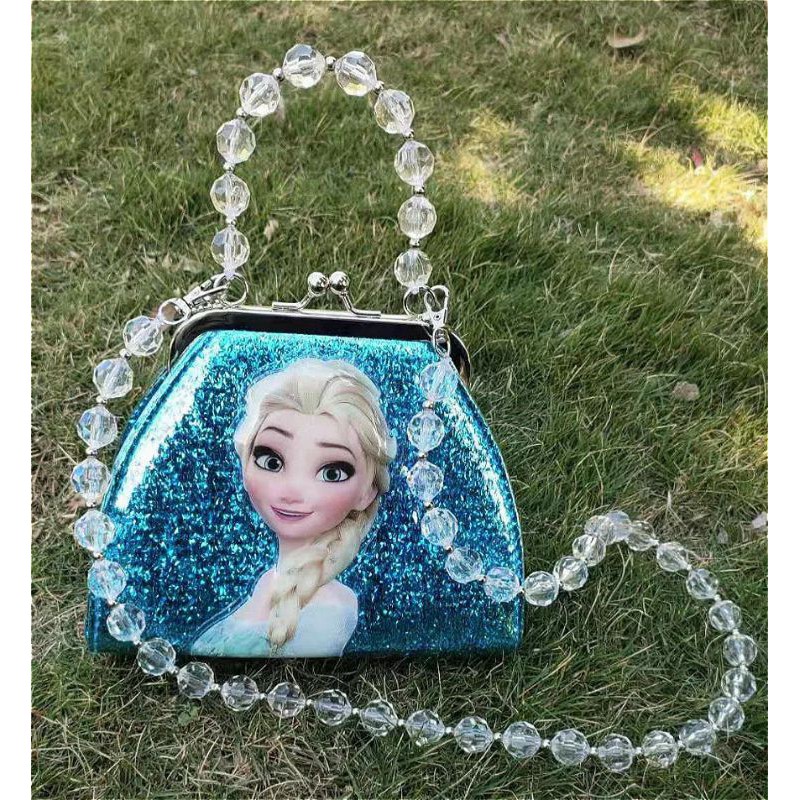 Túi Xách Elsa Cao Cấp Dáng Hộp Chính Hãng Disney Cho Bé Gái