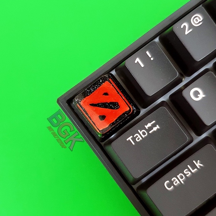 Keycap Lẻ hình LOGO DOTA 2 OEM profile ( keycap resin độc lạ )( Keycap Artisan )