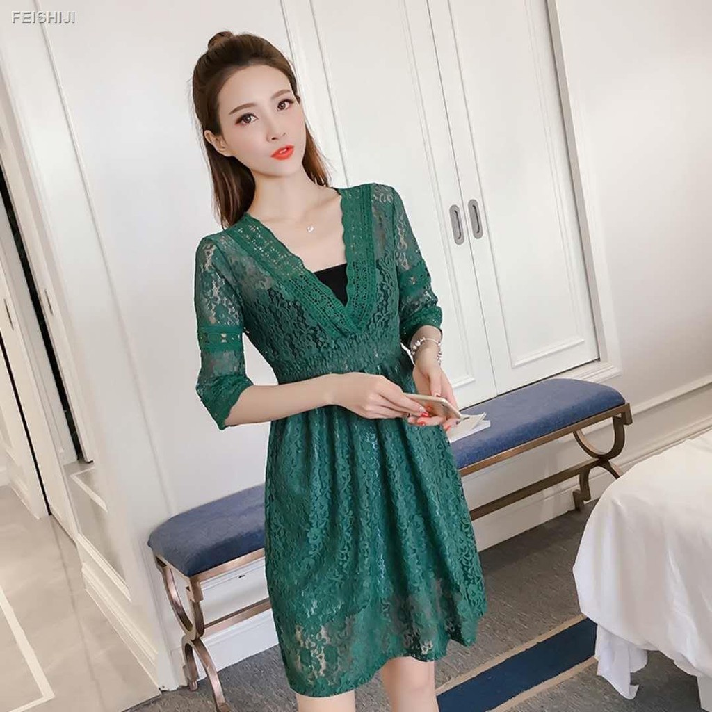 Đầm Ren Tay Lửng Phong Cách Hàn Quốc 2021 Cho Nữ | BigBuy360 - bigbuy360.vn