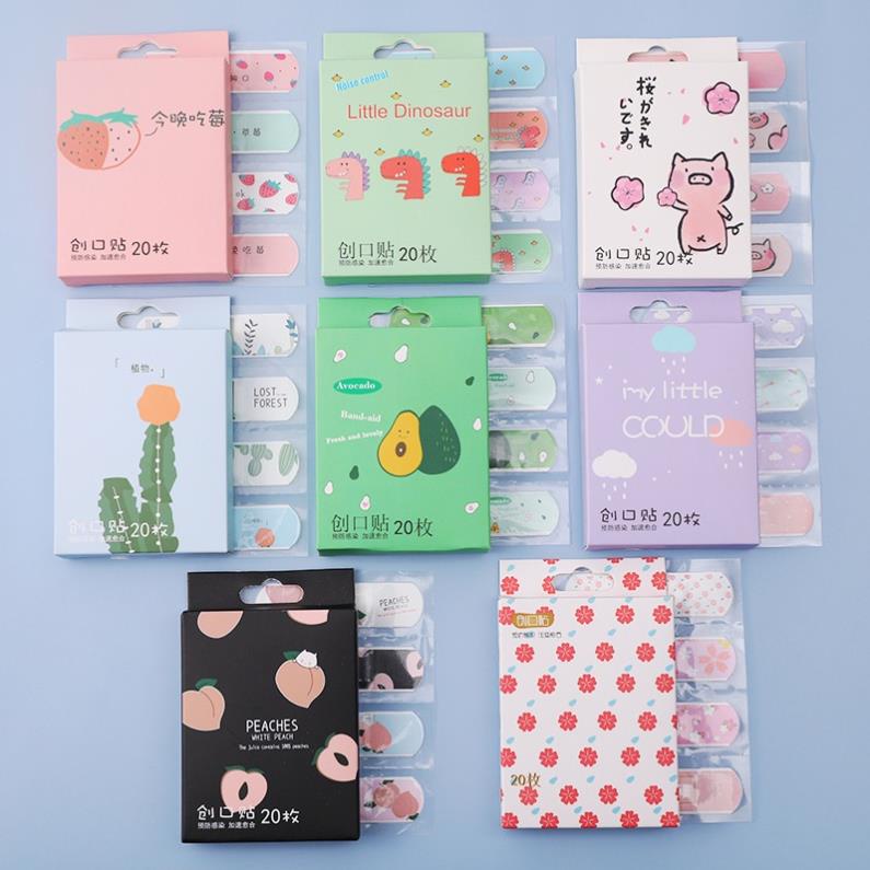 Hộp 20 cái băng cá nhân ugo dán vết thương xinh xắn