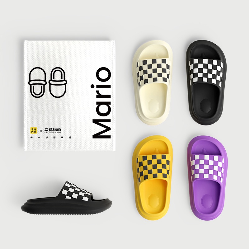 2022 mới cheerful mario Hàng giao ngayDép EVA chống trượt họa tiết hoạt hình thời trang dành cho trẻ em