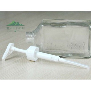 PHỤ KIỆN BÌNH BƠM SIRO, Vòi bình bơm siro nhựa/thủy tinh định lượng 10ml