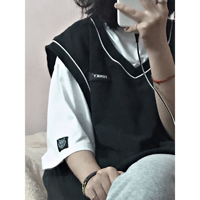 ÁO GILE ĐEN FUNKY