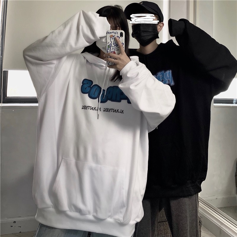 Áo hoodie nỉ bông form rộng phong cách Unisex HD06