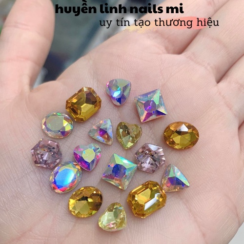 Đá khối mix gắn móng  hàn quốc