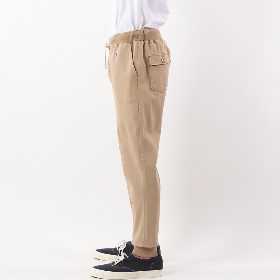 Quần Dài Champion JP Casual Long Pants Màu Kem CMPC3T201780