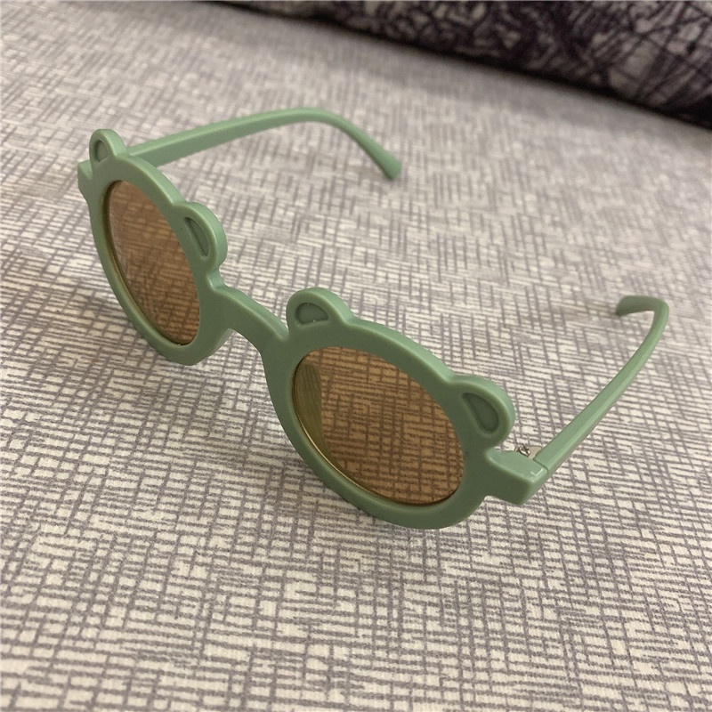 Thời Trang Trẻ Em UV400 Kính Mát Gấu Nhỏ