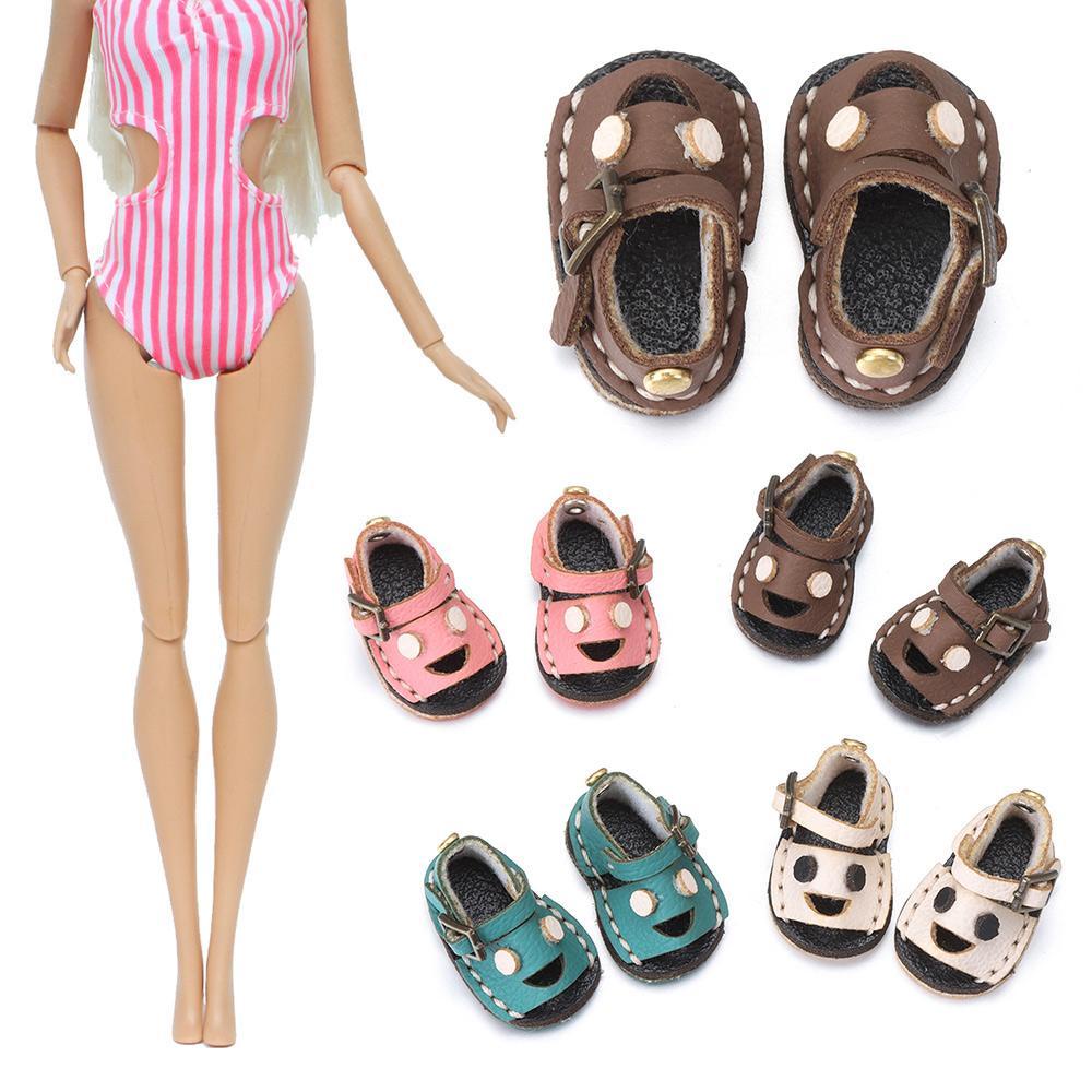 Giày Búp Bê Handmade Bằng Da Bò Có 4 Màu Dễ Thương