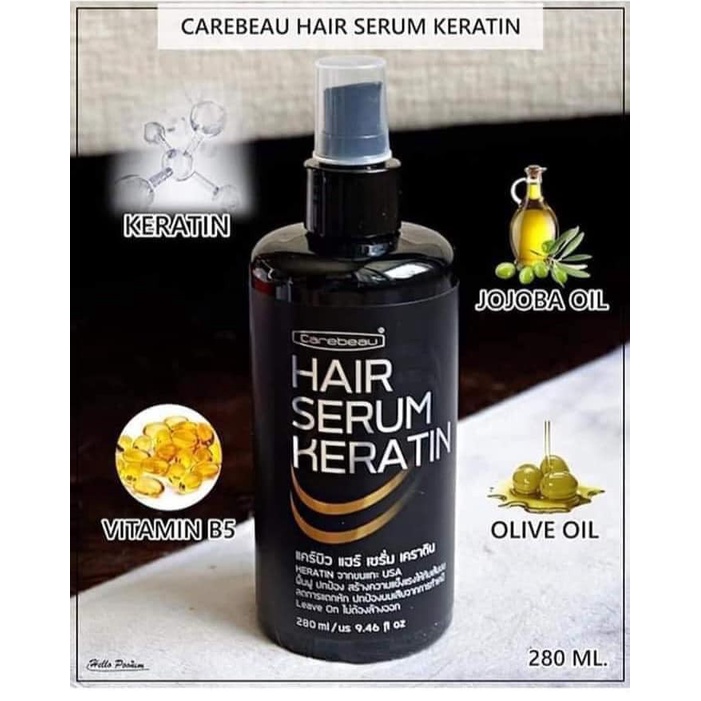 SERUM DƯỠNG TÓC CAREBEAU HAIR SERUM KERATIN THÁI LAN 280ML CHÍNH HÃNG - 9038