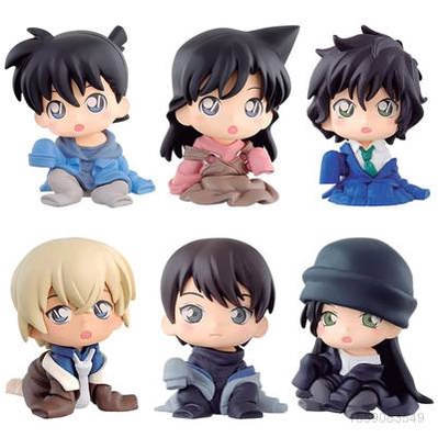 Set 6 Mô Hình Nhân Vật Phim Thám Tử Conan Dễ Thương