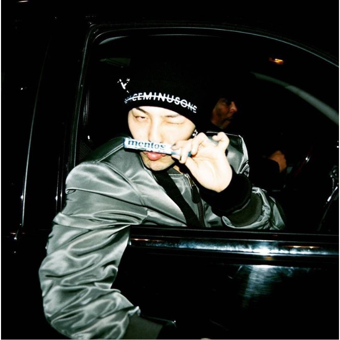 Nón len cotton in chữ phong cách nhóm nhạc Bigbang