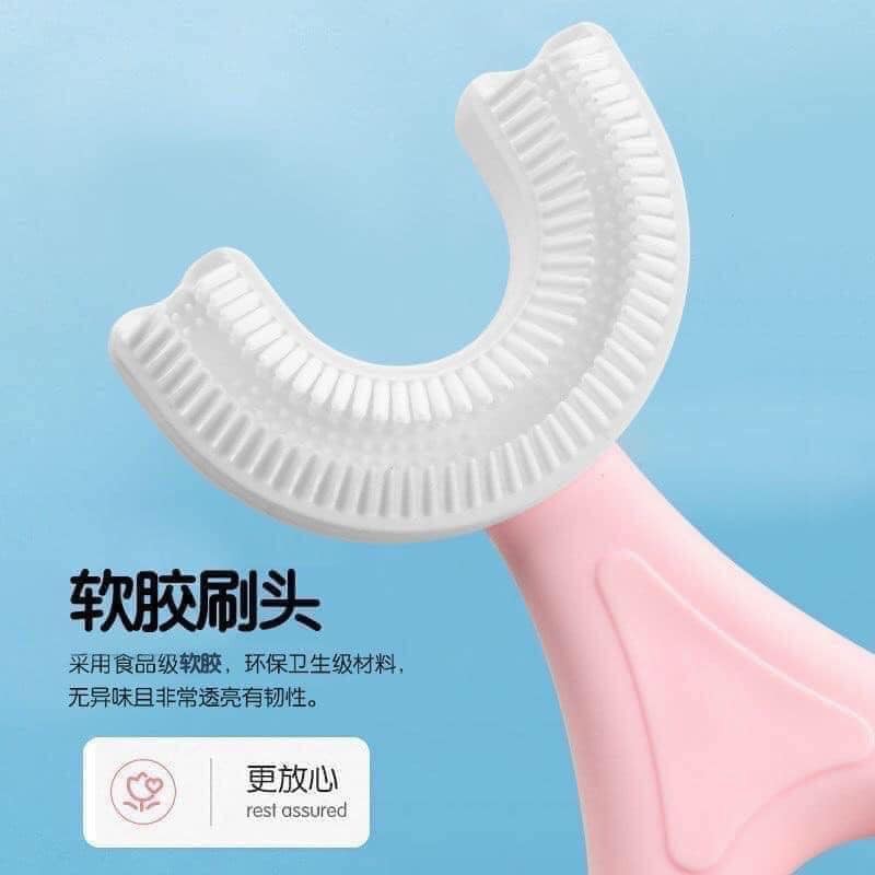 BÀN CHẢI SILICON CHỮ U CHẤT LIỆU SILICON