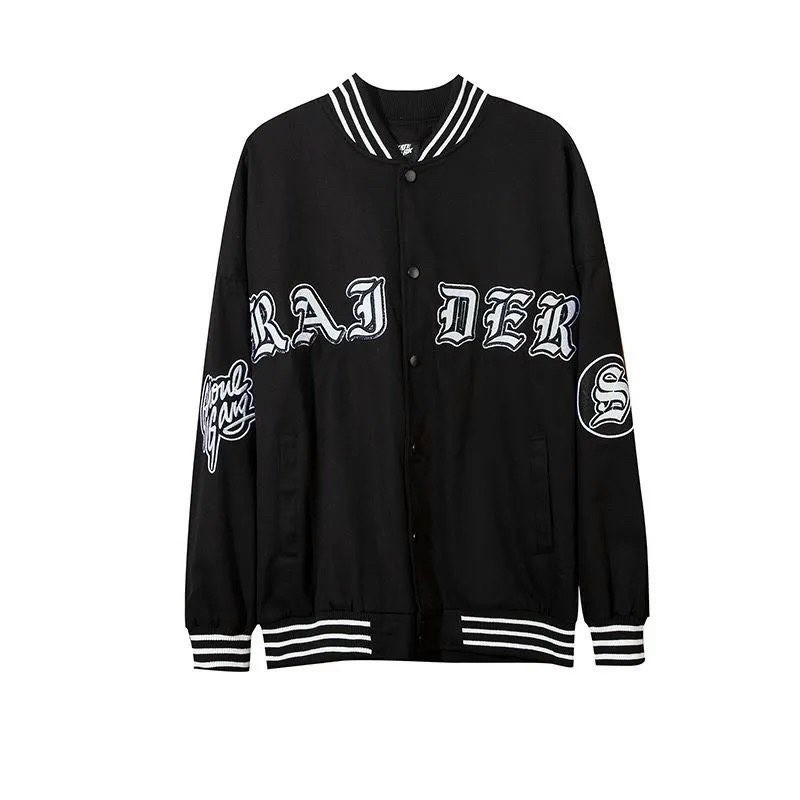 Áo Khoác Dù 2 Lớp Bomber Form Rộng Nút Gài Nam Nữ Thu Đông - Áo Khoác Bóng Chày Nút Gài Nam Nữ Unisex Form Rộng Bomber