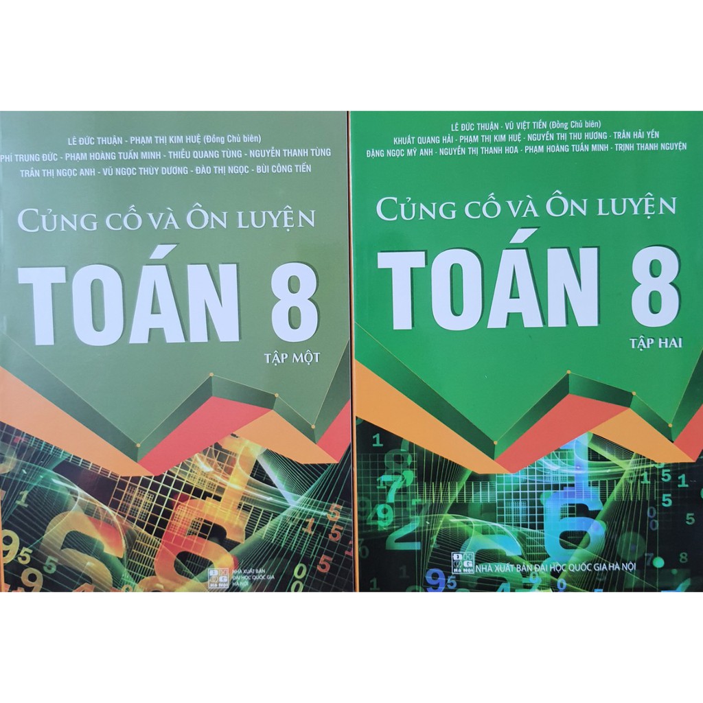 Sách - Combo Củng cố và ôn luyện Toán 8 - Hai tập