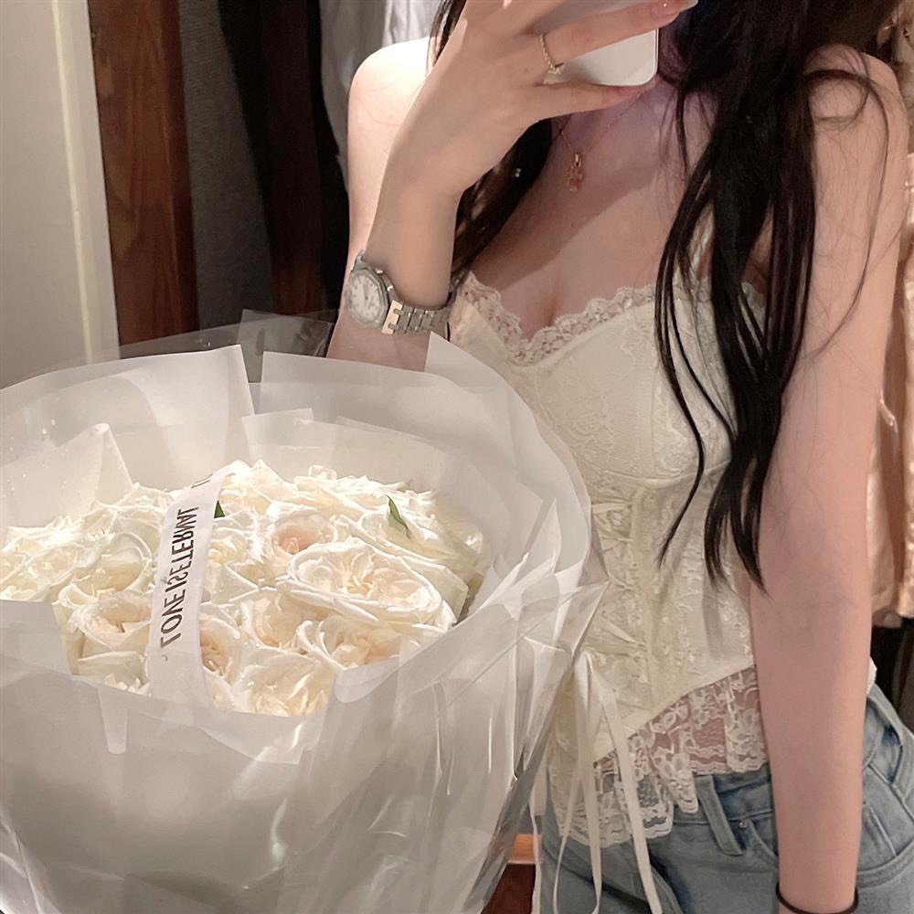 Áo 2 dây phối ren siêu xinh