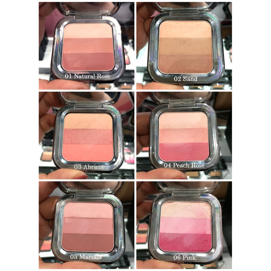 Phấn má hồng Kiko SHADE FUSION TRIO BLUSH KI.KO | BigBuy360 - bigbuy360.vn