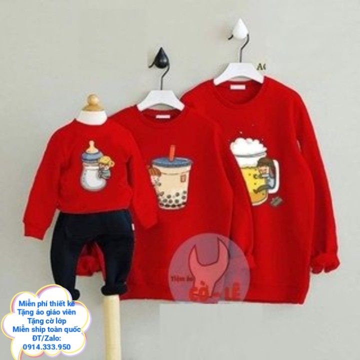 🍺🍵🍼VIDEO ÁO NỈ GIA ĐÌNH SWEATER BIA TRÀ SỮA SIÊU HOT, ÁO NỈ ĐÔI  LOẠI 1 ĐỦ MÀU ĐỦ SIZE | BigBuy360 - bigbuy360.vn