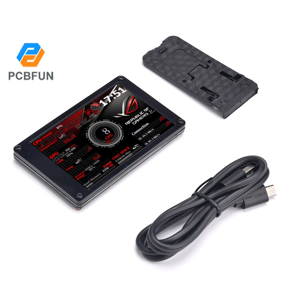 Màn Hình Hiển Thị mini pcbfun 3.5 inch ips usb aida64 360°