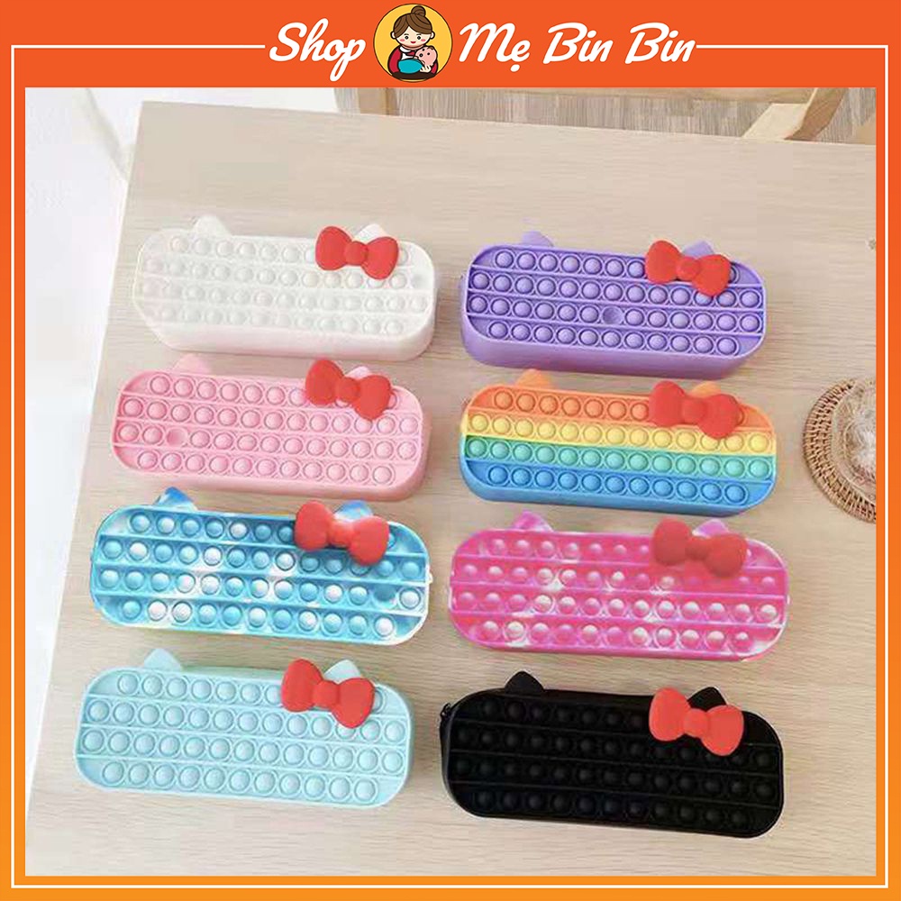 Hộp bút POP IT, đồ chơi POP IT giảm căng thẳng, vừa đựng bút vừa thư giãn phù hợp cho học sinh, sinh viên, văn phòng
