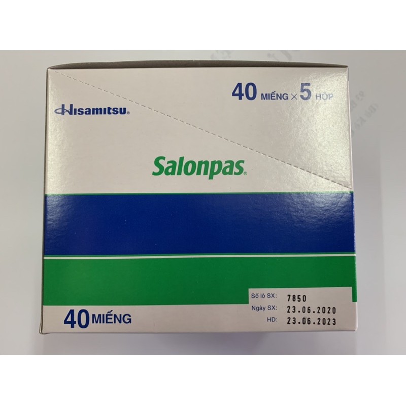 Salonpas - hộp 10 20 40 miếng
