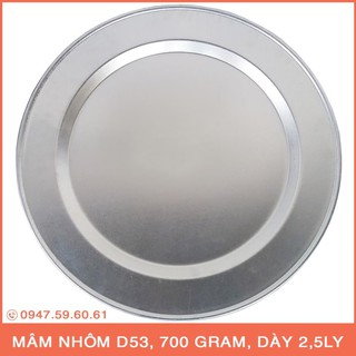 Mâm nhôm ăn cơm hàng ngày  - Đường kính D53 hàng loại A