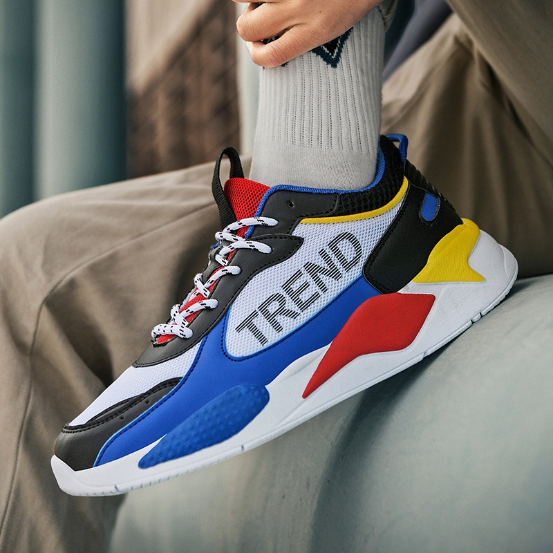 Giày sneaker chạy bộ IELGY trọng lượng nhẹ thoáng khí thời trang cho nam