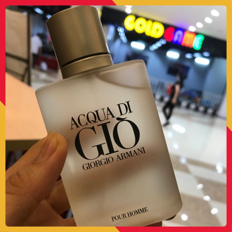 Nước Hoa Nam, Nước Hoa Aqua Di Giò Trắng 100ml Hương Thơm Nhẹ Dịu, Sang Trọng