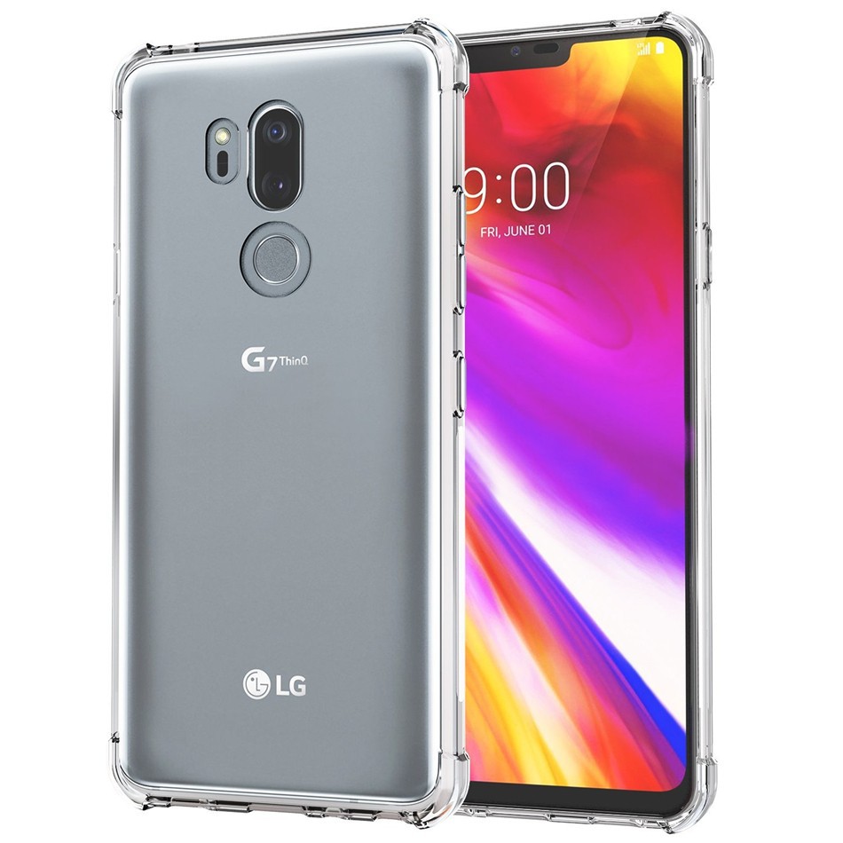 Dành Cho LG G7 thinq Q8 Q6 K4 K8 K10 2018 V30 V34 2017 Ốp Lưng TPU Trong Suốt