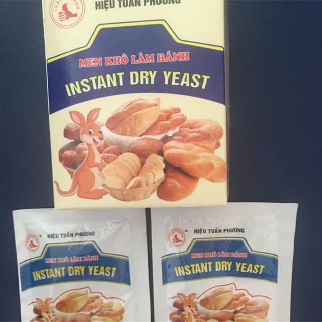 Men nở làm bánh mỳ,bánh bao men khô instant dry yeast