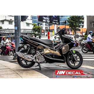 Tem trùm airblade 2020 đen trống đồng