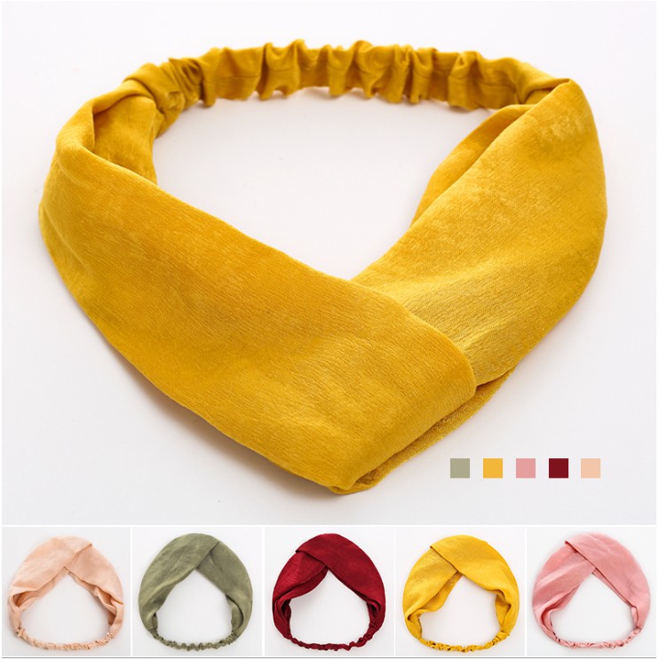 Băng Đô Turban Lụa Mềm Mịn Thời Trang Hàn Quốc ( ĐB020 ).