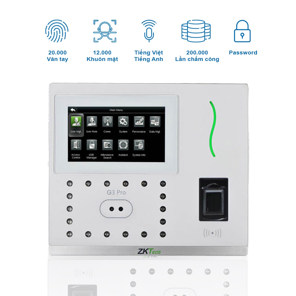 Máy chấm công ZKTeco G3Pro