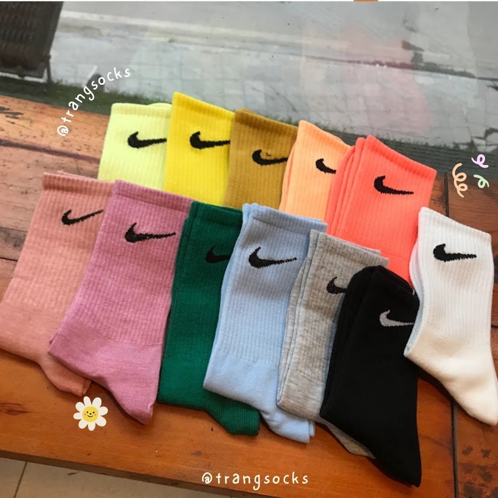 Tất Nike cao cổ nhiều màu - ảnh thật shop chụp