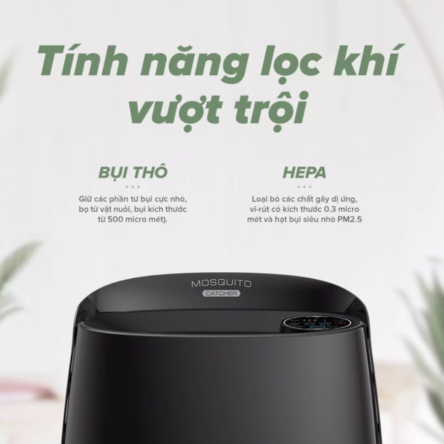 Máy lọc không khí Sharp FP-JM30V-B  tạo ion bắt muỗi khử mùi lọc bụi diệt khuẩn công nghệ Plasmacluster ion chính hãng
